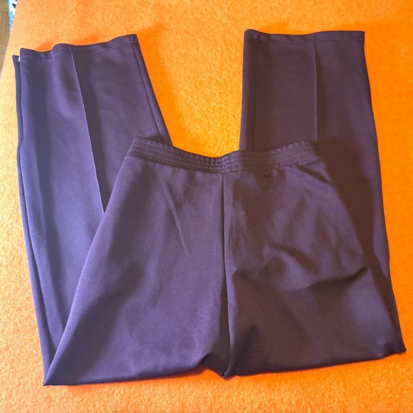 Zara burgundy zippered wide leg track pants NWT - Picture 11 of 12